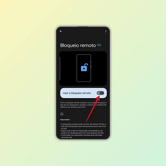 Passo 7 de: Como ativar a proteção contra roubo no Android