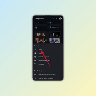 Passo 3 de: Como criar um álbum colaborativo no Google Fotos