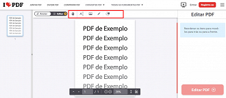 Passo 4 de: Como editar um PDF sem baixar nada