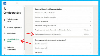 Passo 3 de: Como impedir que seus dados sejam usados no LinkedIn?