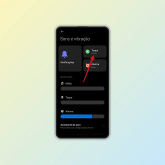 Passo 2 de: Como personalizar o toque do seu celular Android