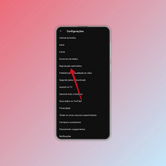 Passo 3 de: Como ativar ou desativar a reprodução automática no YouTube (celular)