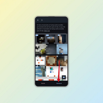 Passo 4 de: Como recuperar fotos apagadas do Google Fotos