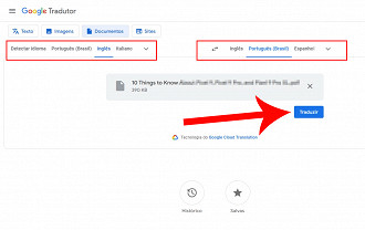 Passo 4 de: Como traduzir PDF e outros documentos